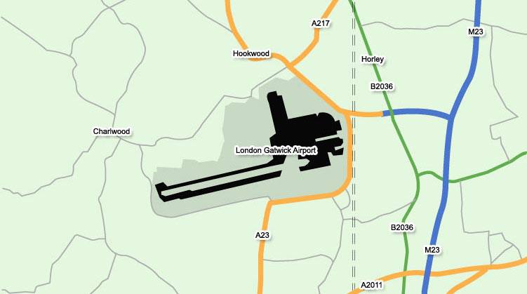 gatwick airport terminal locations