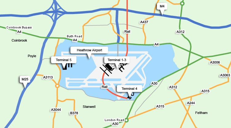 heathrow airport terminal locations